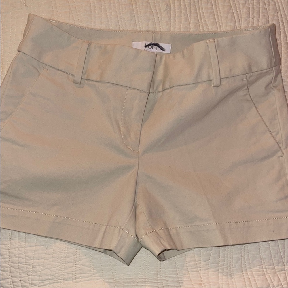 Loft Tan Shorts